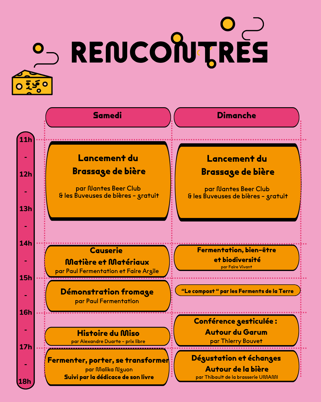 Rencontres — programme Sam & Dim