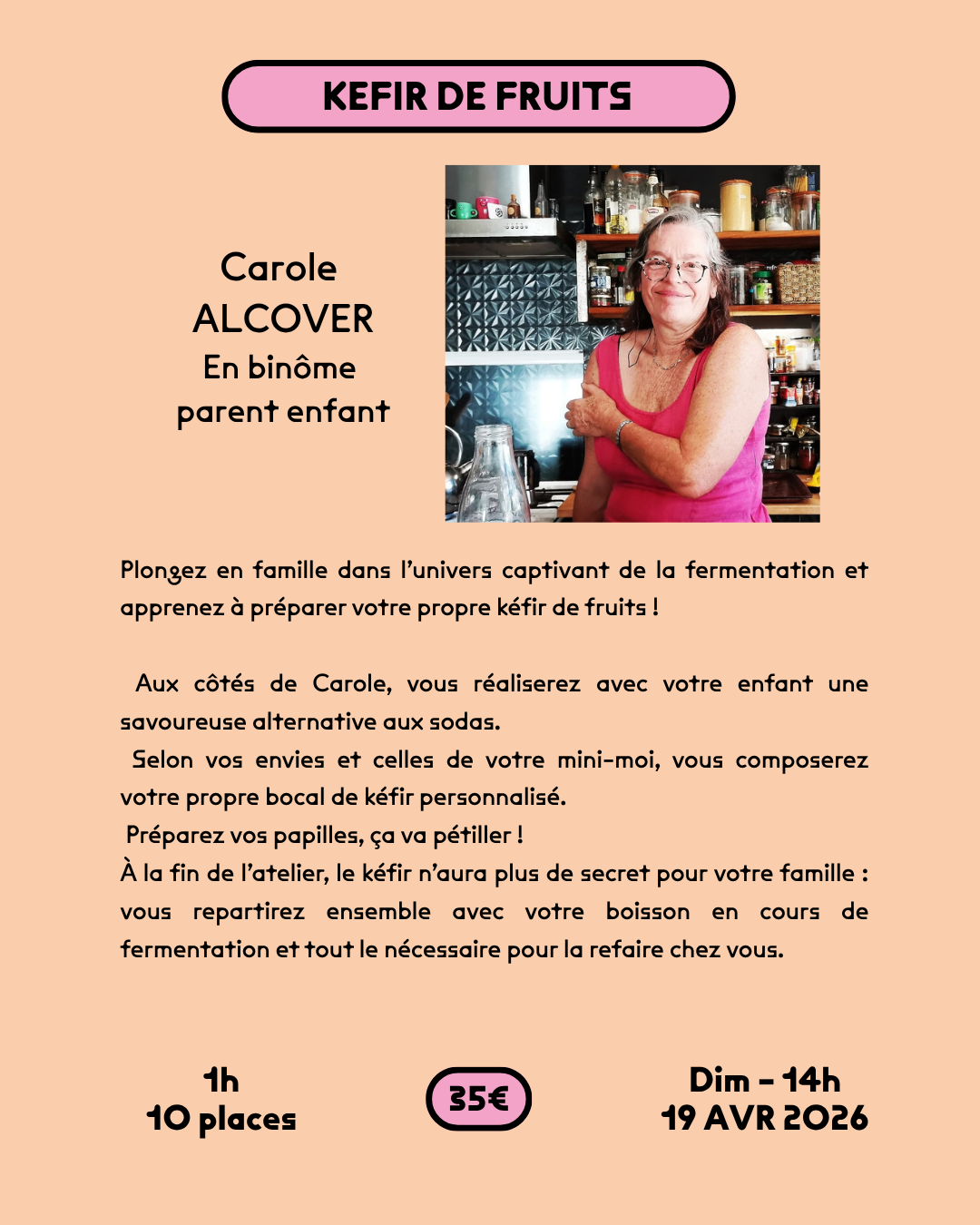 Kéfir de fruits — Carole Alcover